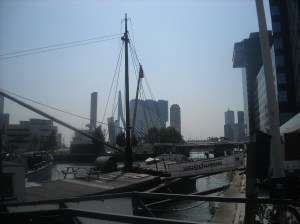 The view from the museum harbor.